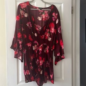 Express maroon romper! Good condition